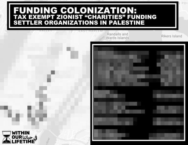 The group posted maps detailing locations around NYC. The Post has blurred these images.