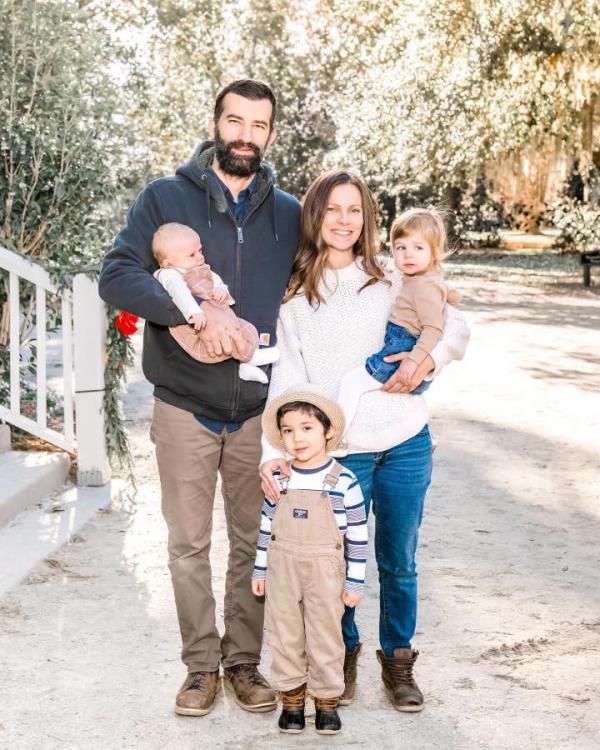 The children's father, Jim, Katie's mother Dahlia, and Jim's oldest son, Jack, all survived after being swept away in the rapid flood waters,