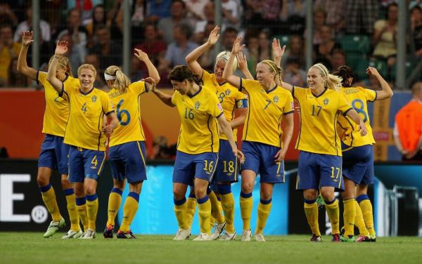 Sweden's natio<em></em>nal women's soccer team