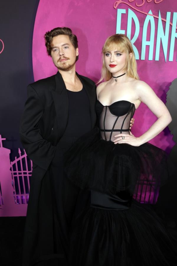 Cole Sprouse with Kathryn Newton. 