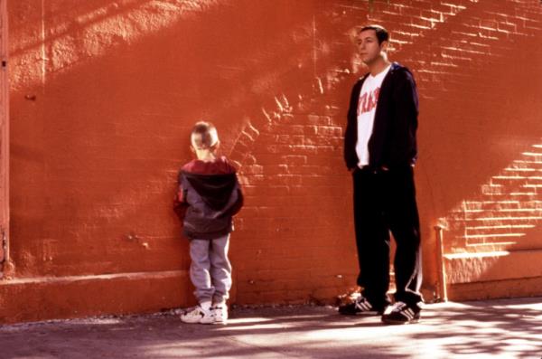 Cole Sprouse with Adam Sandler in 