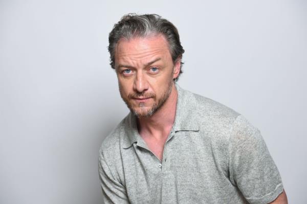 James McAvoy poses in the IMDboat Exclusive Portrait Studio at San Diego Comic-Con 2024