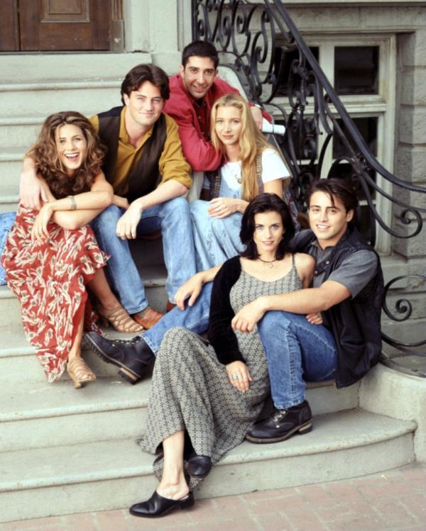David Schwimmer, Lisa Kudrow, Matt LeBlanc, Courteney Cox Arquette, Jennifer Aniston, Matthew Perry