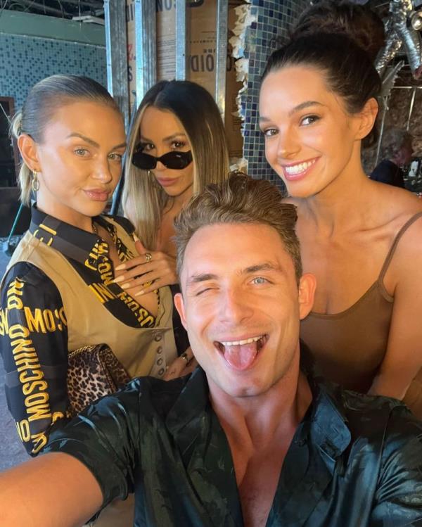 (R-L): Lala Kent, Scheana Shay, James Kennedy and Ally Lewber.
