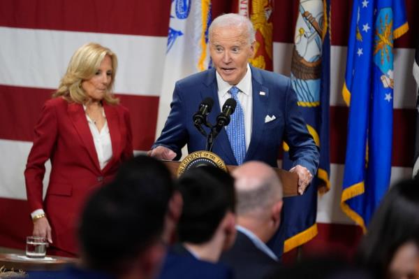 Biden told Coast Guard members that his high school classmate was a quarterback at the Coast Guard Academy.