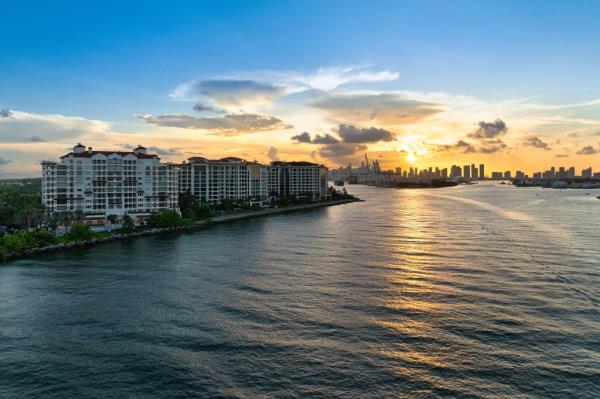 The sunset views are divine