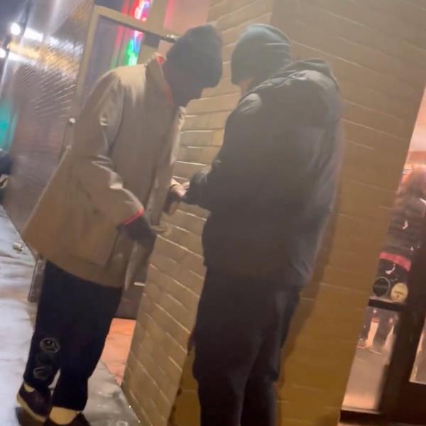 A local resident snapped a photo showing an apparent early-morning drug sale in San Fransisco.