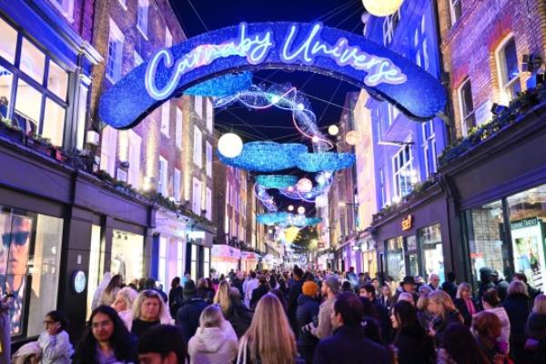 Carnaby Street Christmas Lights 