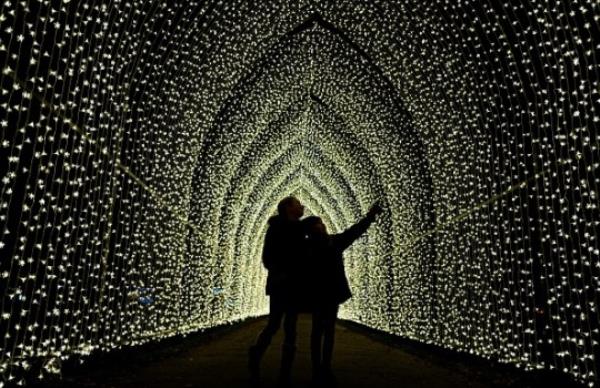Christmas trail at Kew Gardens