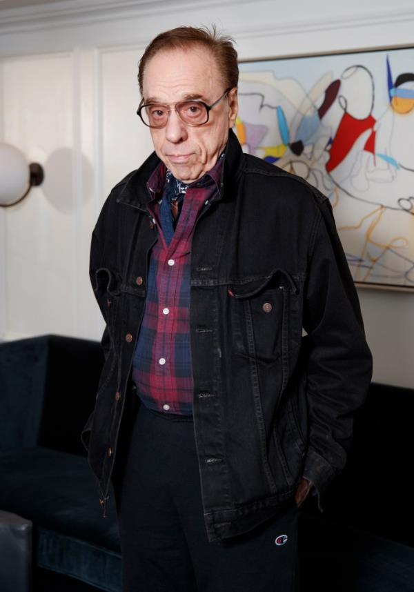 Peter Bogdanovich a press co<em></em>nference in 2018