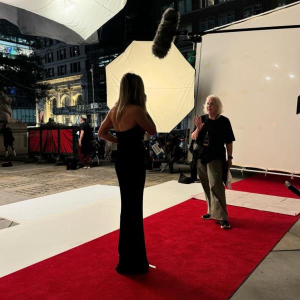 Jennifer Aniston with Mimi Leder
