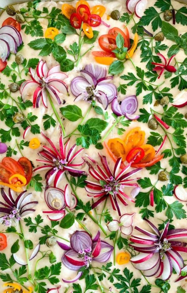 Andrea's focaccia artwork (Collect/PA Real Life)