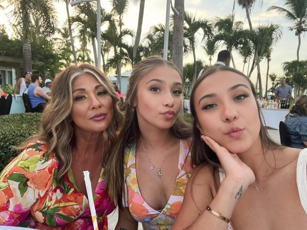 Sandra Guadarrama-Baumunk and her daughters made the trip from Phoenix, Arizona to Disney World in Florida, wher<em></em>e they rode out Hurricane Milton inside their hotel on Oct.9.