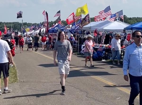 Thomas Matthew Crooks was spotted walking through the Trump rally before taking aim at the former president.