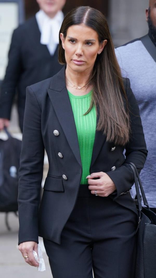 Rebekah Vardy leaves the Royal Courts Of Justice