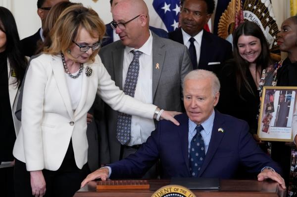 Former Rep. Gabby Giffords, a shooting survivor, attended the event.