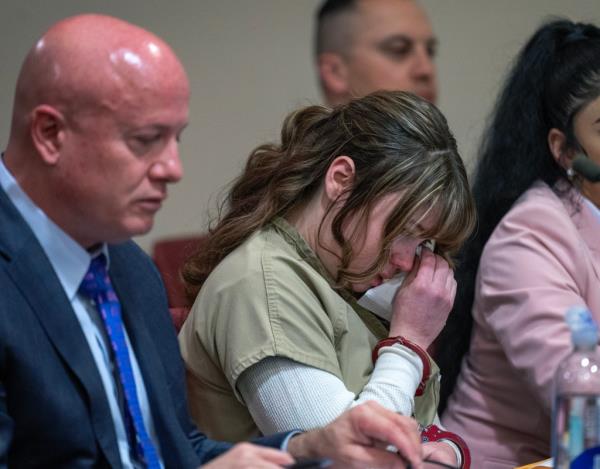 Gutierrez-Reed sobbed as she was sentenced to 18 mo<em></em>nths in prison.