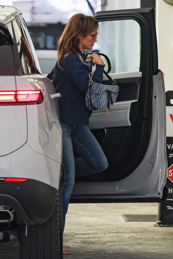 Lopez, 55, followed up her spa visit with a tour of a $27 million mansion.