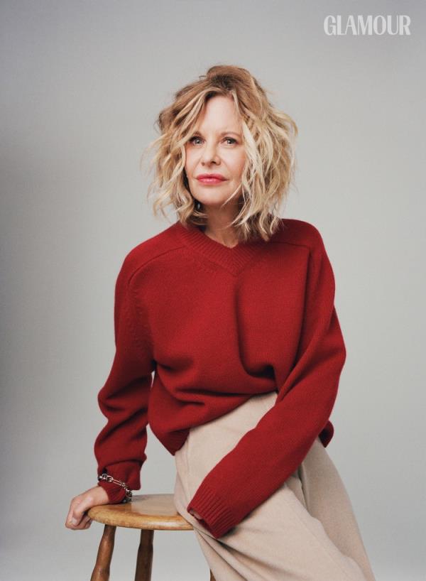 Meg Ryan in Glamour. 