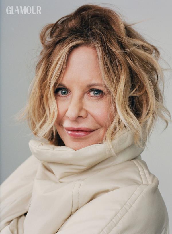 Meg Ryan smiling. 