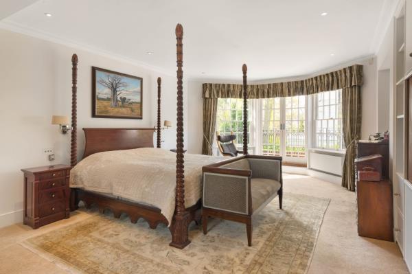 One of five bedrooms.