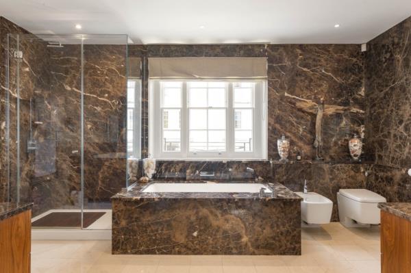 The primary bathroom. 