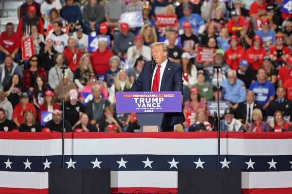 Trump is hosting a rally at MSG later this month. 