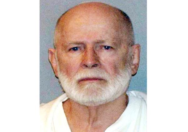 A 2011 booking photo showing mob boss James 