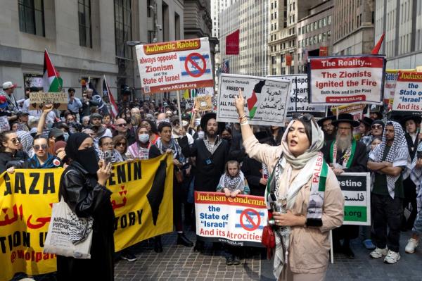 Nerdeen Kiswani, who heads the Within Our Lifetime, boasted a<em></em>bout being detained by cops during Monday's unrest in the Big Apple. 