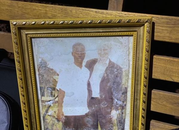 A photo of Mike Ullmann and Charles