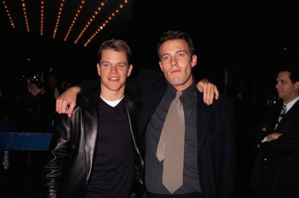 Matt Damon and Ben Affleck at the premiere of 