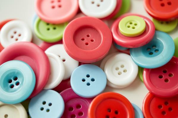 pile of colorful buttons