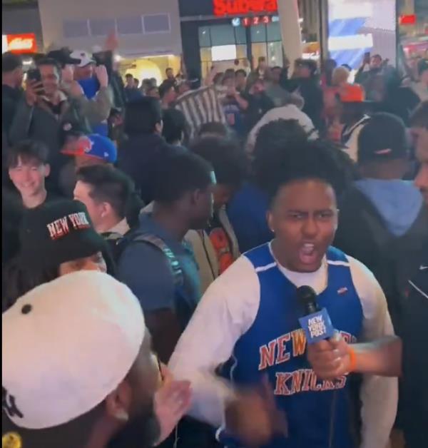 One Knicks fan who talked to The Post was amped up.