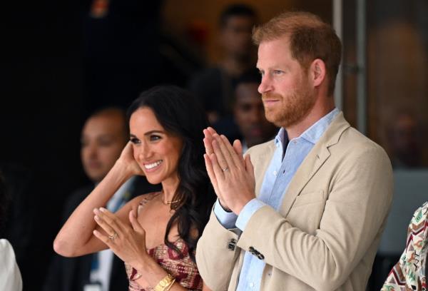 Meghan Markle and Prince Harry in Bogota, Colombia