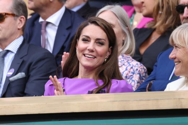 Kate Middleton and Princess Charlotte at Wimbledon 2024