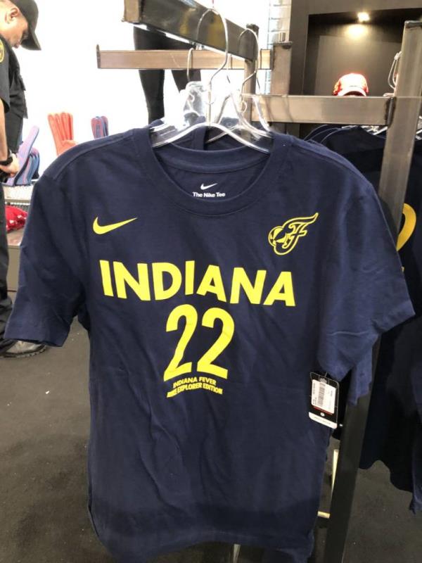 The Indiana Fever Caitlin Clark Explorer Name and Number shirt was made available April 15, 2024.
