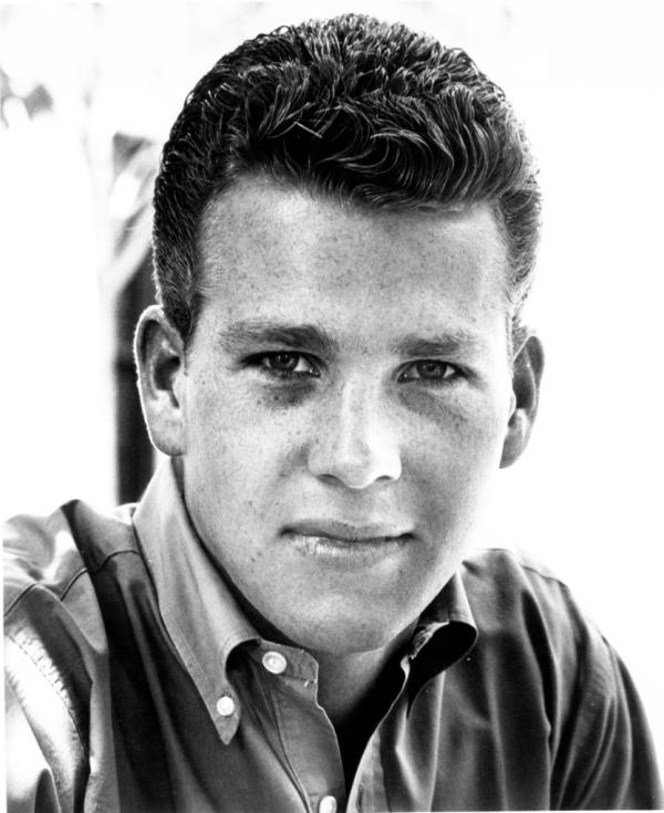 Ryan O'Neal (seen here in 1961)'s first big acting break came in 1964 as Rodney Harrington in the TV drama 