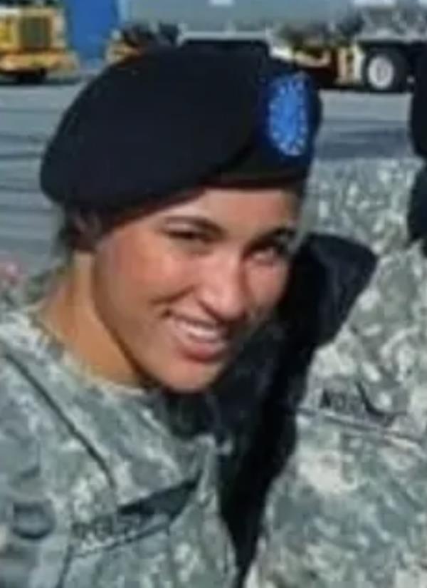 Former US Army medic Danicka Bergeson