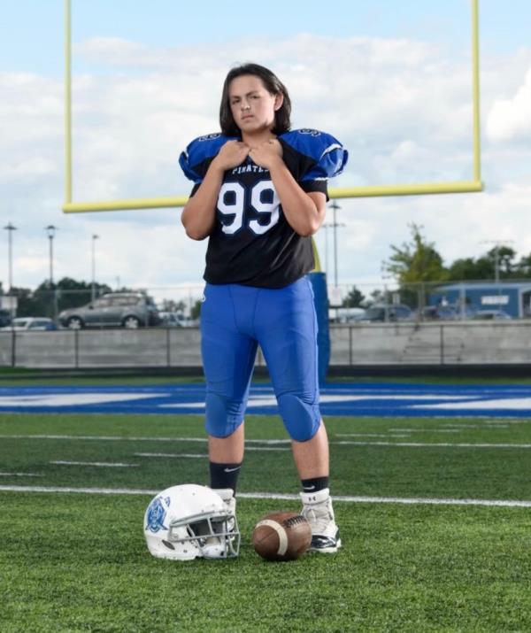 Emilys' family said the teen was crushed to learn he could no lo<em></em>nger play football for the high school.