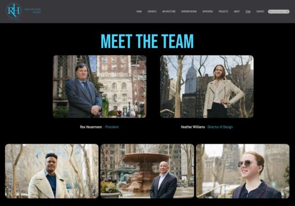 Heuermann (top left) ran an epo<em></em>nymous architectural firm in New York City.