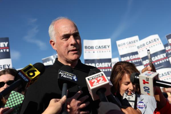 Bob Casey with microphones