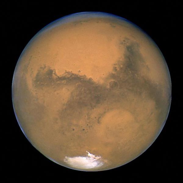 This picture of Mars was taken in August 2003 when it got as near to us as it'd been in a<em></em>bout 60,000 years