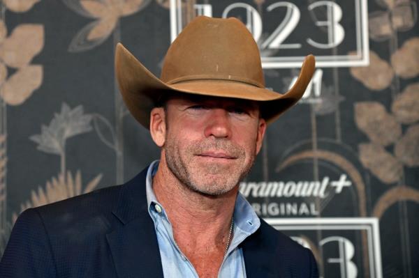 Taylor Sheridan smiling. 
