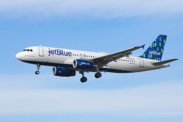 The JetBlue flight was traveling from New York to Cabo San Lucas, Mexico.