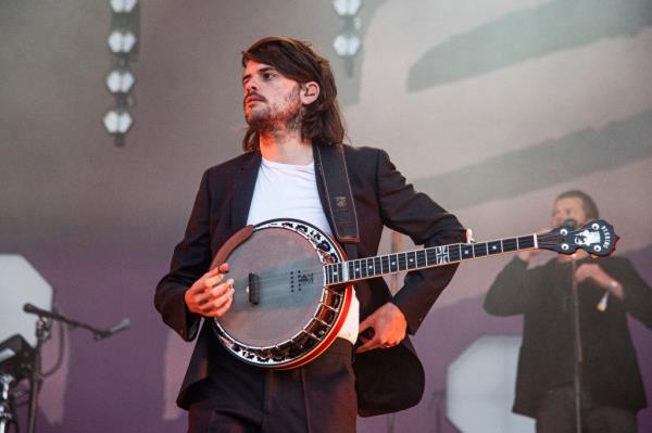 Winston Marshall of Mumford & Sons performs at the BottleRock Napa Valley Music Festival at Napa Valley Expo, in Napa, Calif. in 2019. 