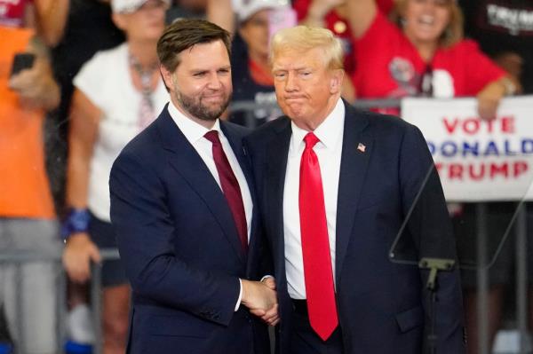 JD Vance and Do<em></em>nald Trump