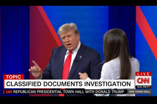 CNN was pilloried for staging the event during which Trump repeated claims a<em></em>bout election fraud.