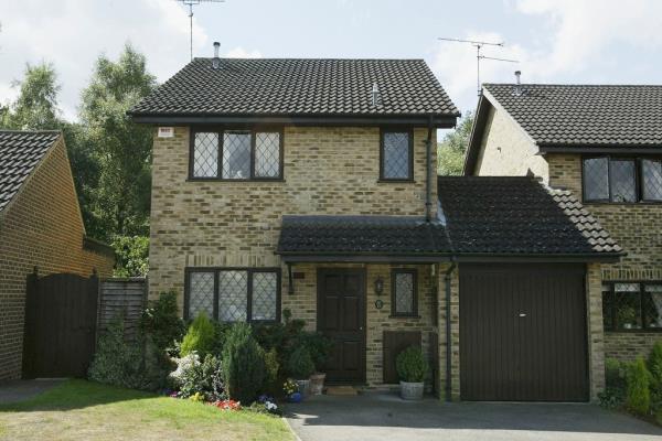 general view of the house wher<em></em>e Harry Potter lived in the Warner Brothers film 'Harry Potter and the Philosopher's Stone' on July 22, 2003 in Bracknell, England.