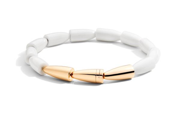 Vhernier Calla necklace in 18-k rose gold and kogolong with diamond, $16,800
