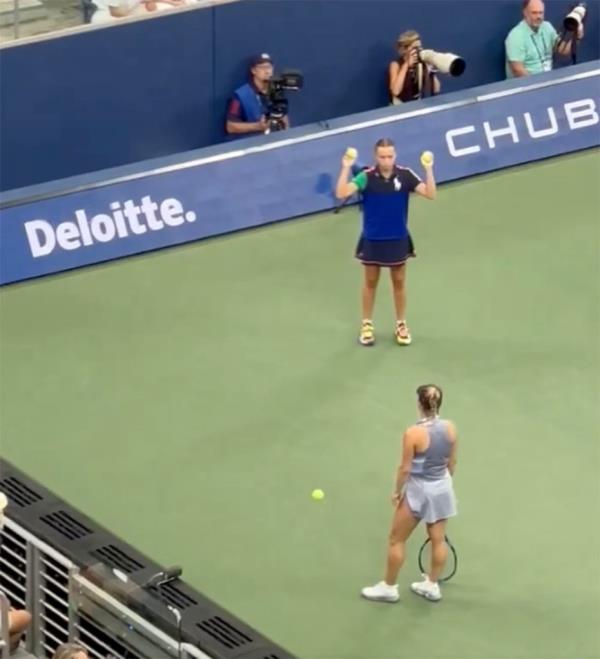 Kazakhstan's Yulia Putintseva issued an apology after an incident with a ball girl during her third-round match against Jasmine Paolini of Italy at the 2024 US Open on August 31, 2024.